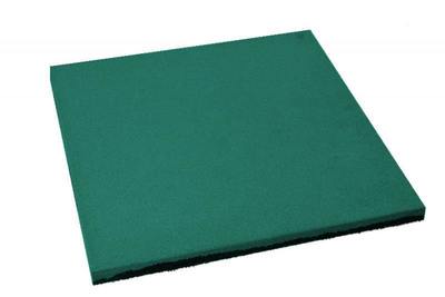 Плитка резиновая 500*500*20 мм зеленая